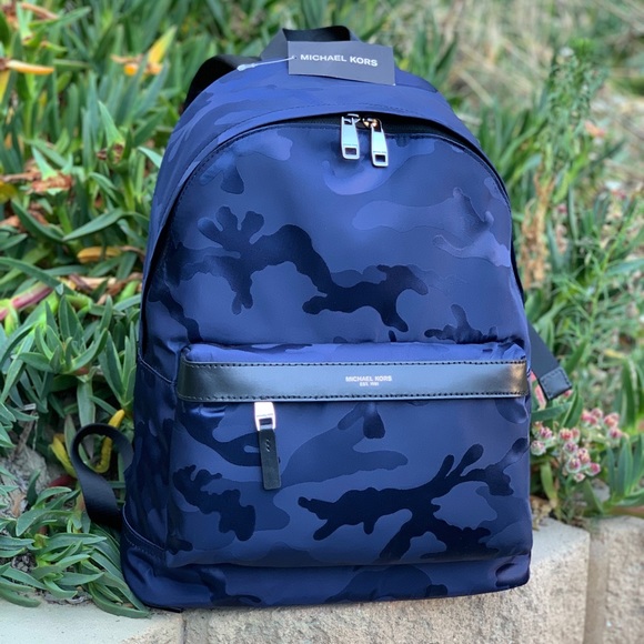 michael kors kent backpack indigo
